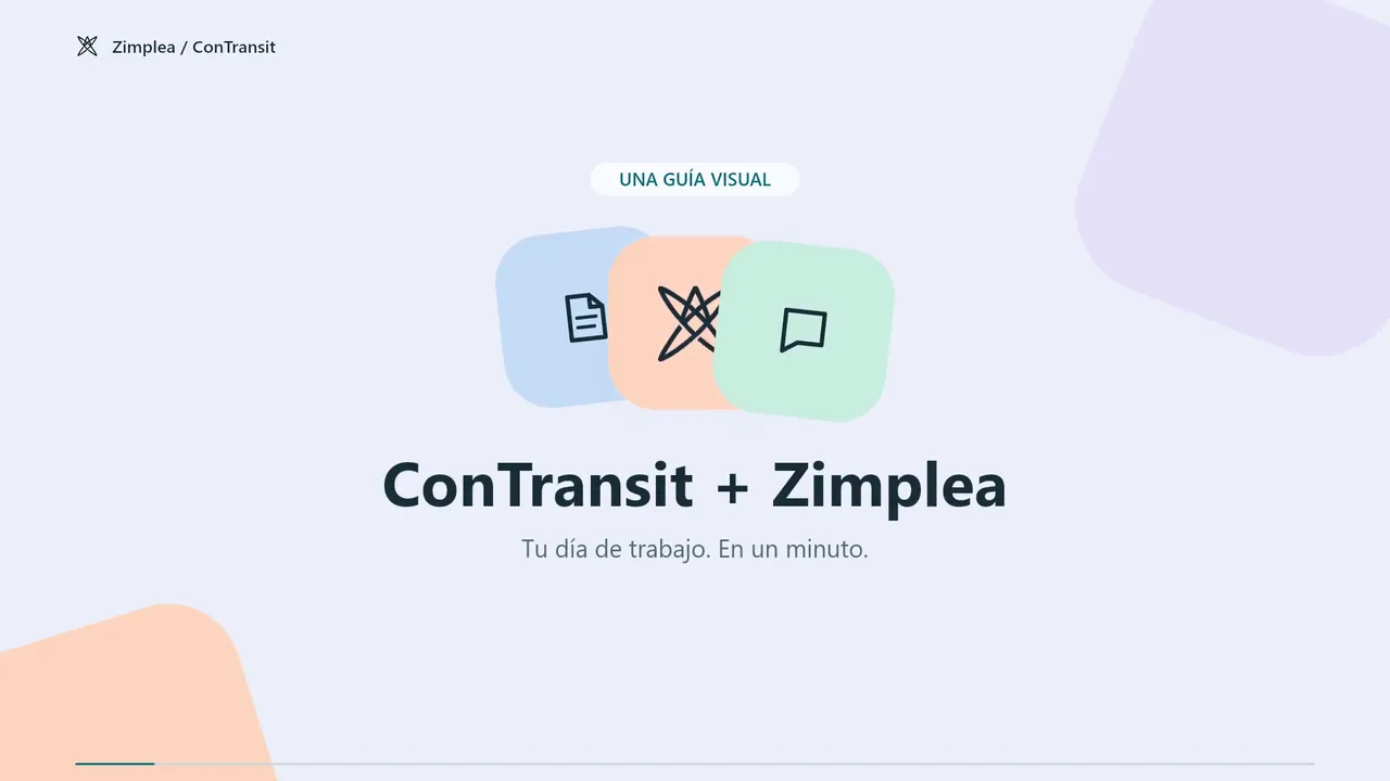 ConTransit + Zimplea. Your working day, in one minute.